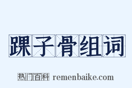 踝子骨组词是什么意思的图片